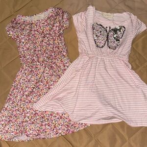 Set of jersey knit dresses